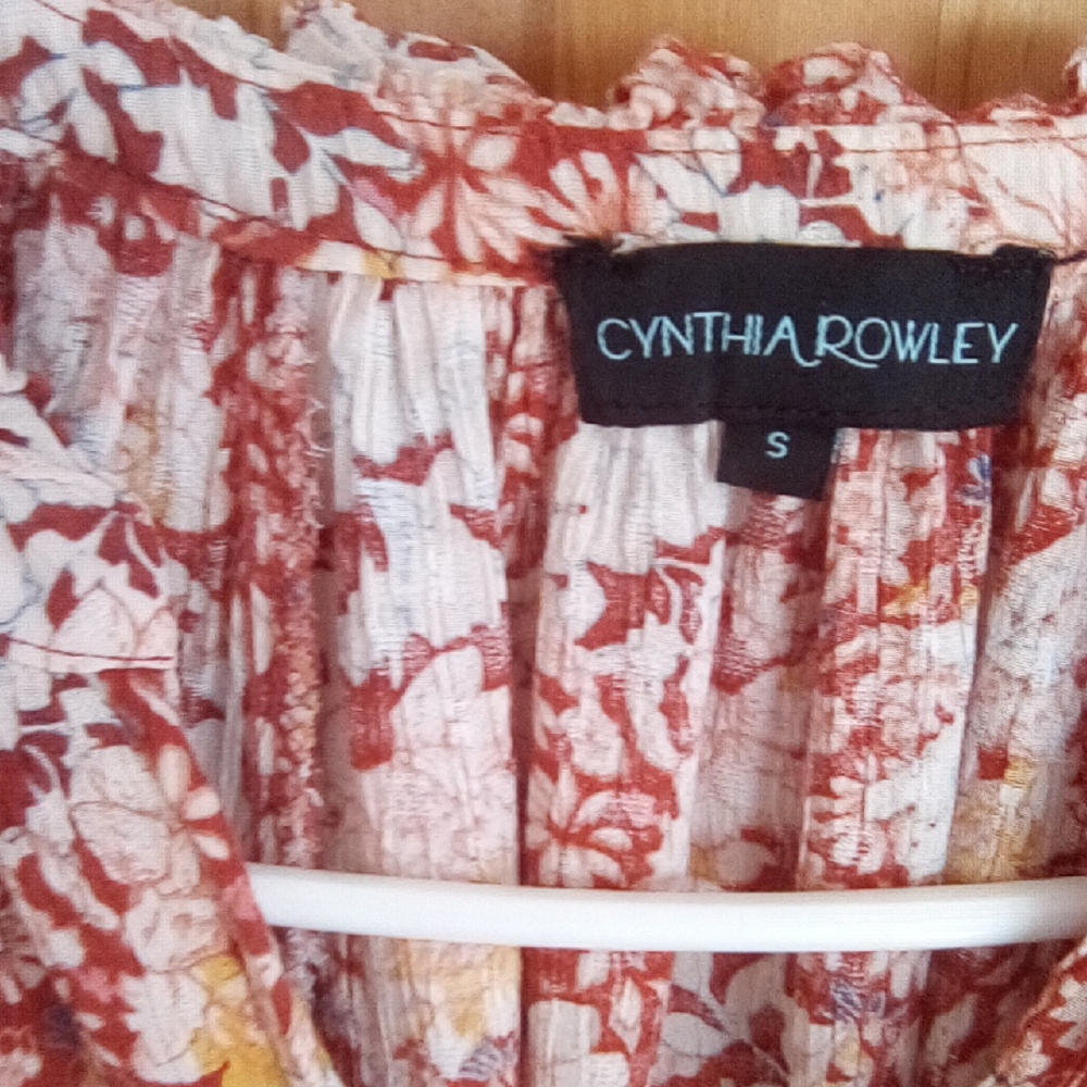 Cynthia Rowley Multicolor Floral Blouse